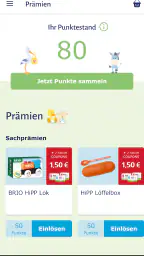 HiPP App screenshot