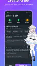 HiWaifu,Erstellen Plaudern Bot screenshot