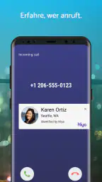 Hiya - Anrufe erkennen/blocken screenshot