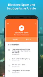 Hiya - Anrufe erkennen/blocken screenshot