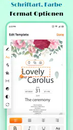 Hochzeitseinladung App screenshot