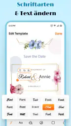 Hochzeitseinladung App screenshot