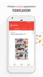 Hürriyet E-Gazete screenshot