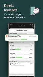 Hushed – Zweite Telefonnummer screenshot
