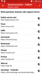 iCal Import/Export CalDAV screenshot