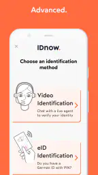 IDnow Online-Ident screenshot