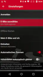 Impulse E-Bike Navigation screenshot