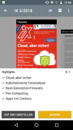 iX Magazin screenshot