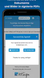 JetSign PDF unterschreiben screenshot