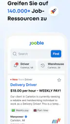 Jooble－Jobsuche & Jobbörse App screenshot