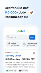 Jooble－Jobsuche & Jobbörse App screenshot