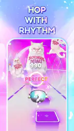 Jumping Cat: Kpop-Musikspiel screenshot