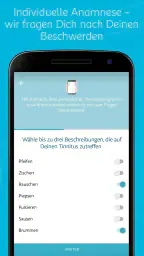 Kalmeda Tinnitus-App screenshot