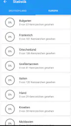 Kennzeichensammler screenshot
