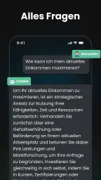 KI-Chatbot auf Deutsch screenshot