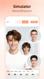 KI Frisuren Simulator - Try-on screenshot