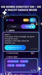 KI Song- & Textgenerator screenshot