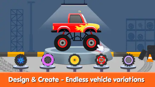 Kids Monster Truck Games 2+ screenshot