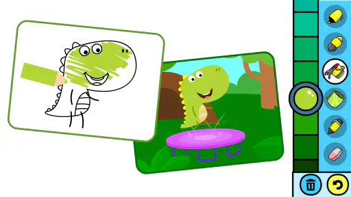 Kinder Ausmalbilder und Buch screenshot