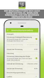 Kindergeld Auszahlungstermine screenshot