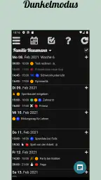 Klender, Familienagenda screenshot