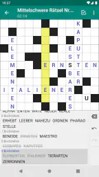 Kreuzgitter Wort Rätsel screenshot