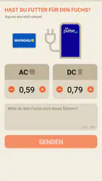 Ladefuchs: EV Strompreise screenshot