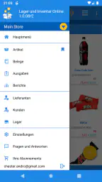 Lager und Inventar Online screenshot
