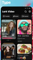 Lark Video speler screenshot