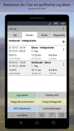 LD-Log - GPS Tracker & Logbuch screenshot