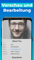 Lebenslauf App - CV erstellen screenshot