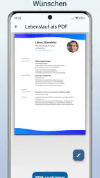 Lebenslauf erstellen & PDF screenshot