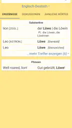 LEO Wörterbuch screenshot