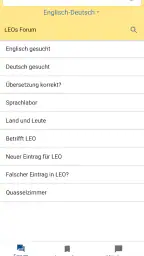 LEO Wörterbuch screenshot
