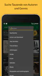 LibriVox Hörbücher screenshot