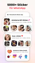 Liebessticker Kuss WASticker screenshot