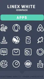 LineX White Icon Pack screenshot