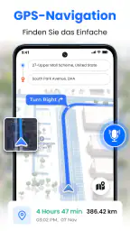 Live-Erdkarte – GPS-Satellit screenshot