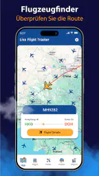 Live-Flugverfolgung –3DAnsicht screenshot