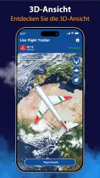 Live-Flugverfolgung –3DAnsicht screenshot
