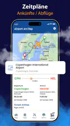Live-Flugverfolgung –3DAnsicht screenshot