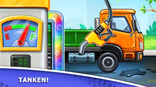 LKW kinderspiele Hausbau für 3 screenshot