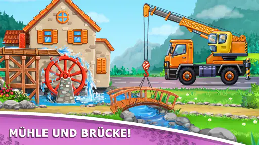 LKW kinderspiele Hausbau für 3 screenshot