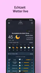 Lokale Wettervorhersage screenshot