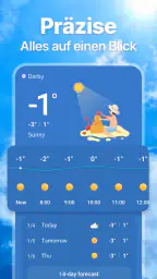 Lokales Wetter & Wetter Widget screenshot