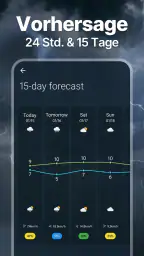 Lokales Wetter & Wetter Widget screenshot