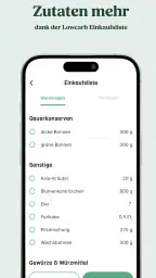LowCarb - Abnehmen ohne Hunger screenshot