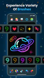 Magic Doodle: Glow Art Drawing screenshot