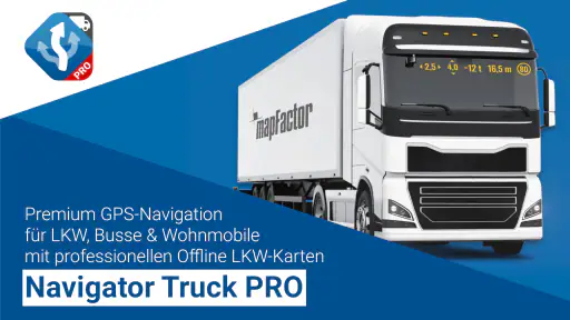 MapFactor Navigator LKW Pro screenshot