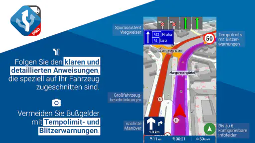 MapFactor Navigator LKW Pro screenshot